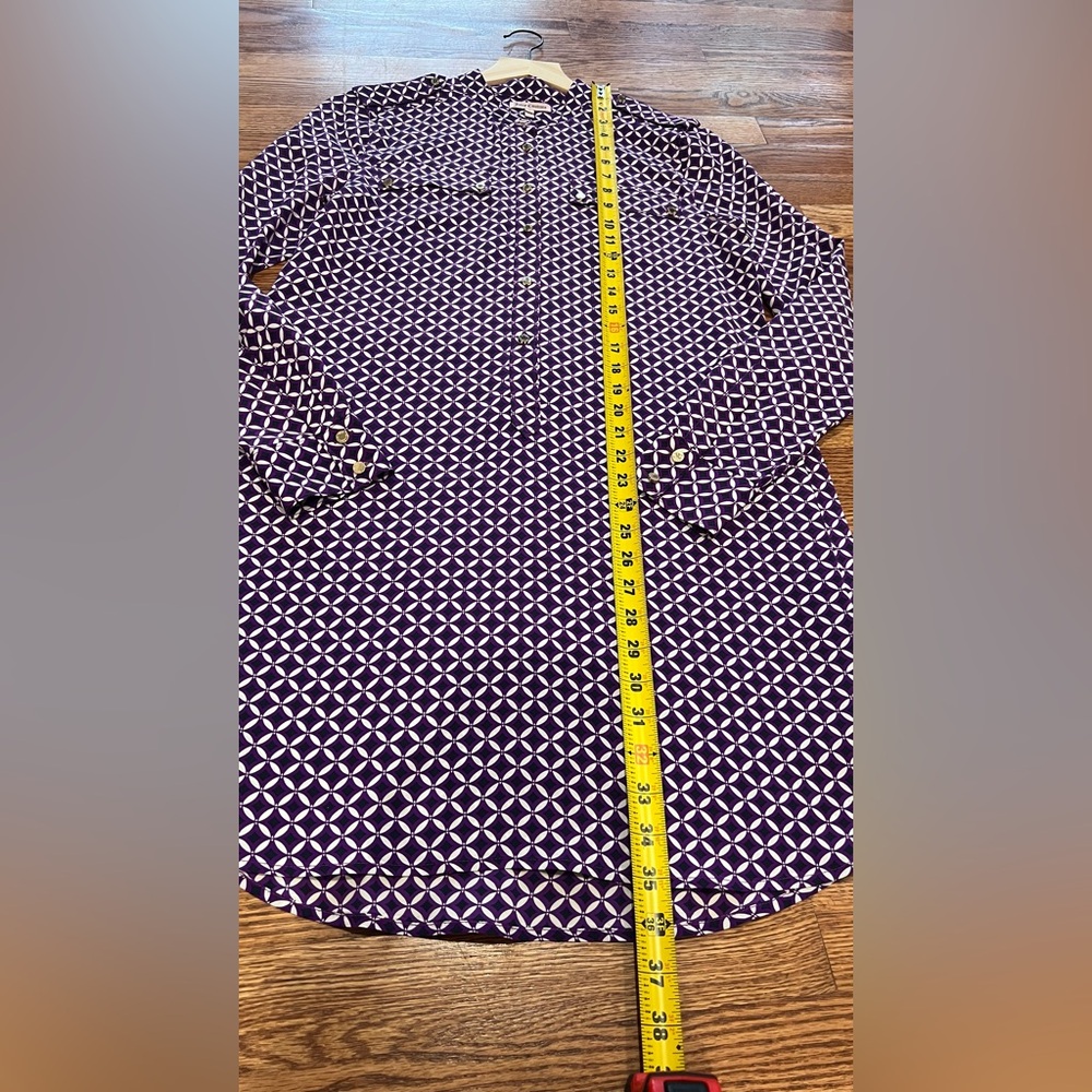 Juicy Couture Size 4 Multicolor Silk Tunic Dress - Picture 9 of 16